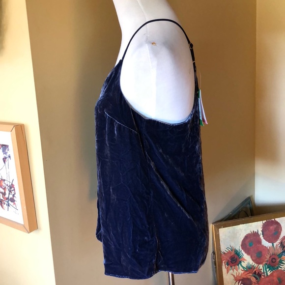 LILLY PULITZER size MEDIUM Dusk Velvet Top Tank Spaghetti strap Sexy $88 NEW - Picture 4 of 9